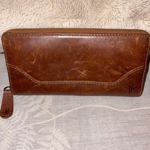Frye cognac Melissa Wallet
